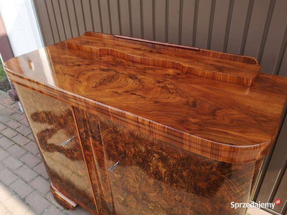 Komoda Pomocnik ARTDECO Orzech Stara Antyk Swarzędz