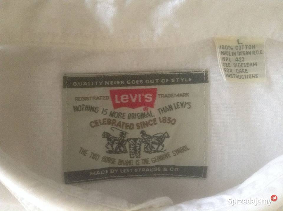 LEVIS Koszula męska dł rękaw 100 baw opolskie Opole sprzedam