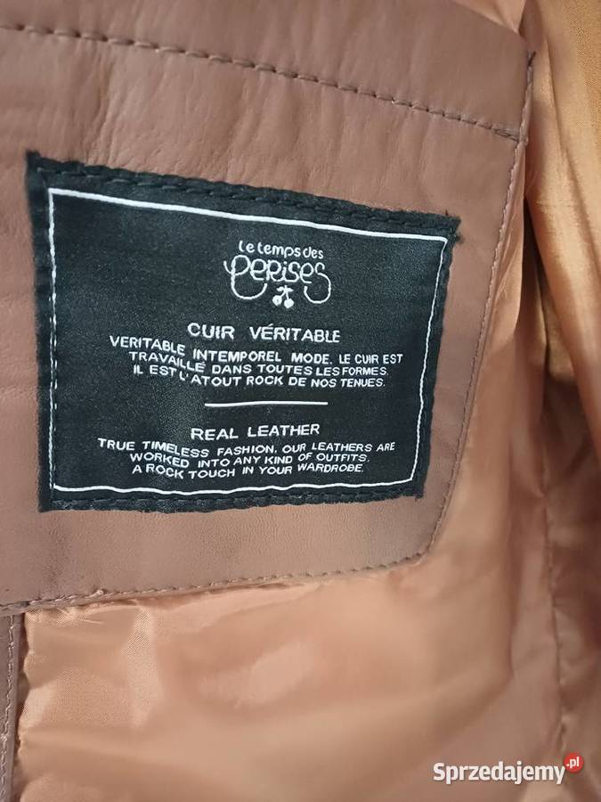 nowa kurtka skórzana Bez wzoru Moda i Styl małopolskie Nowy Targ