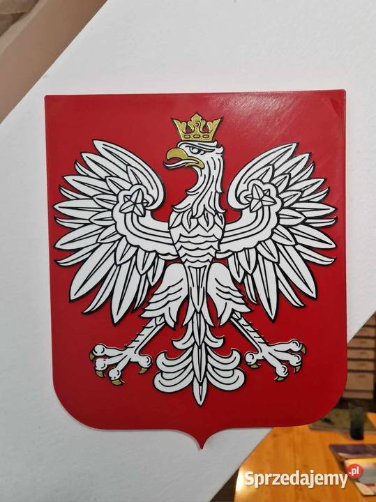 Godło Polski Polska herb orzeł biały na ścianę Wrocław
