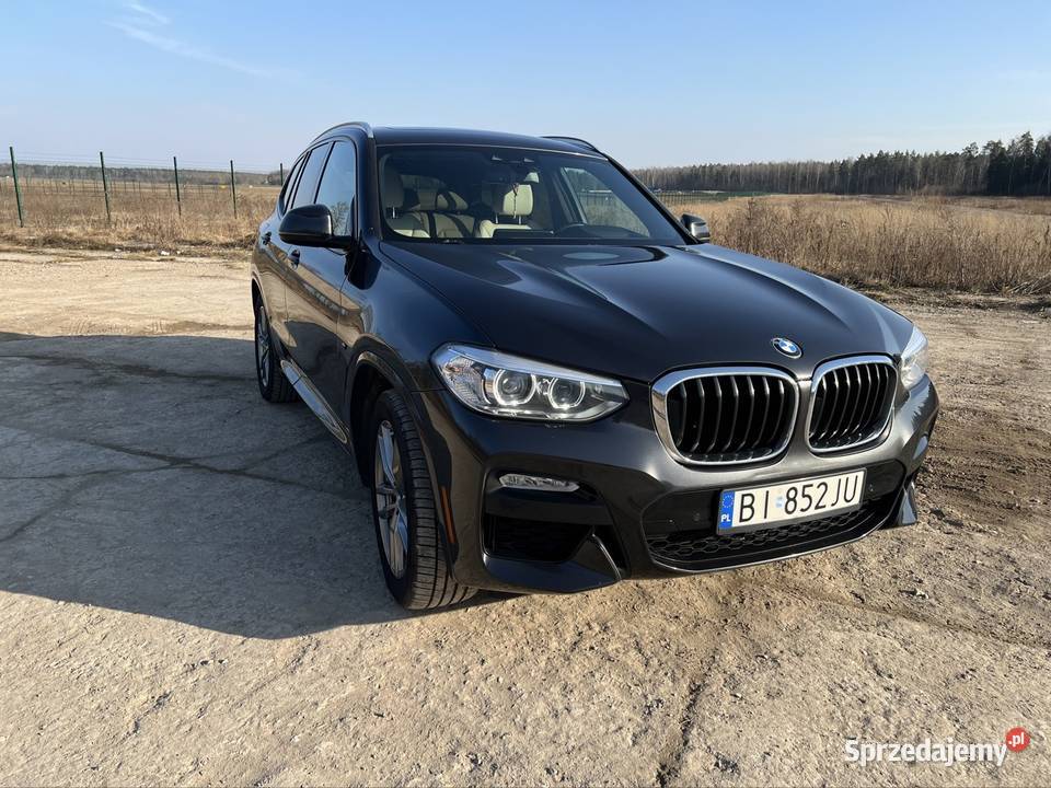 BMW X3 G01 MPakiet 252 4x4 20 XDrive 30i 2019 łopatki zmiany biegów Białystok