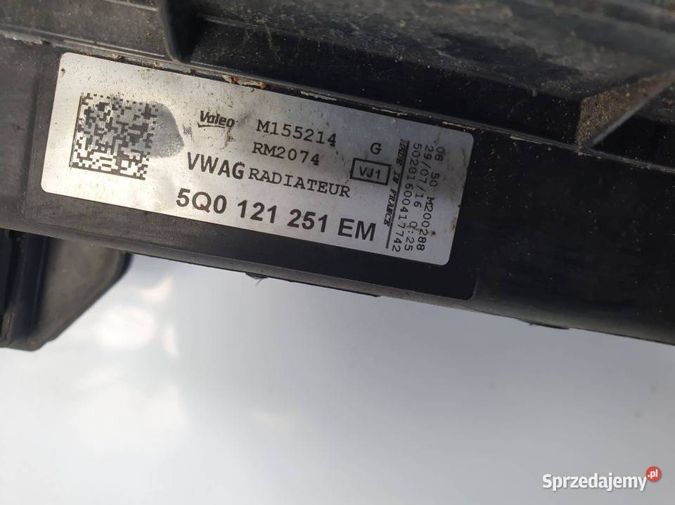 PAS PRZEDNI CHŁODNICE VOLKSWAGEN GOLF VII Lipno