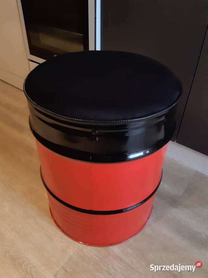 Pufa siedzisko z metalowej beczki sprzedam