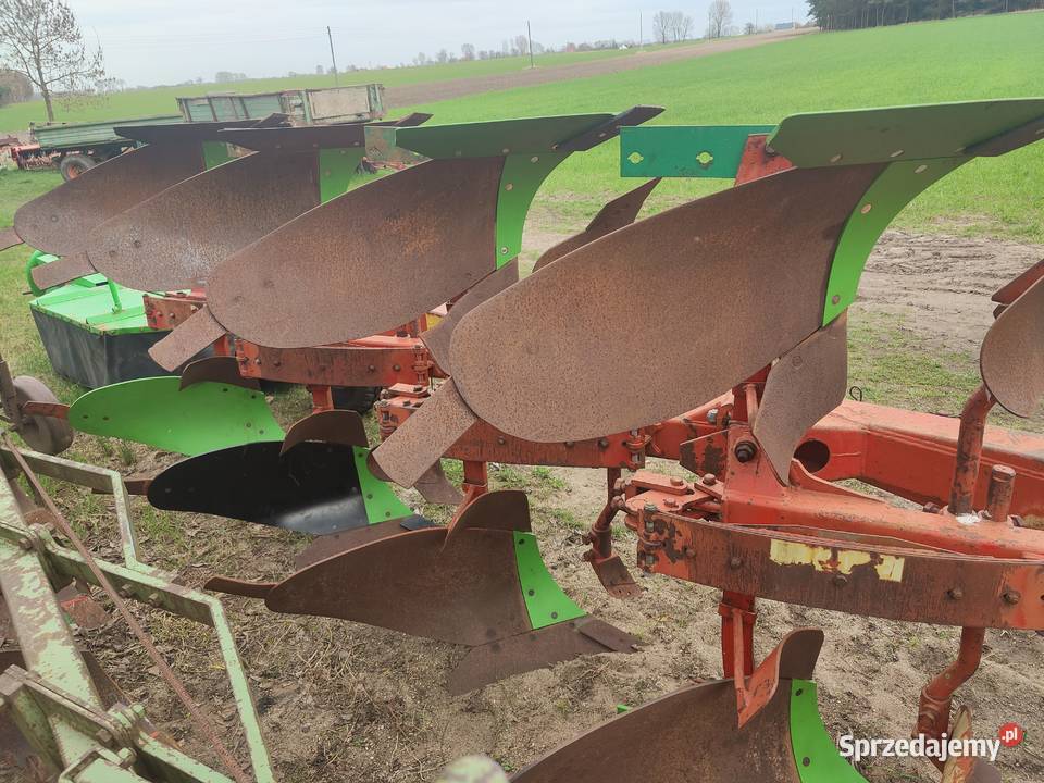 Pług 4 skibowy obrotowy KRONE Mustang 140 Lemken wielkopolskie Przemęt