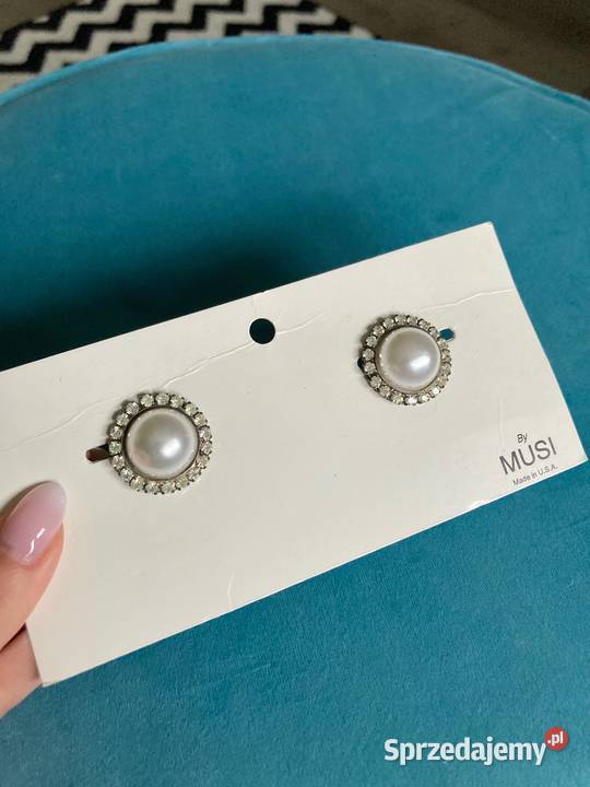 Nowe klipsy do butów perła cyrkonie Musi USA Dla kobiet Nisko