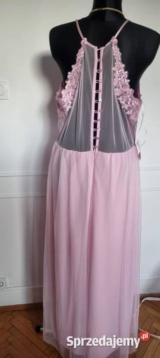 Sprzedam sukienkę różową koronkową 4648 podlaskie Białystok