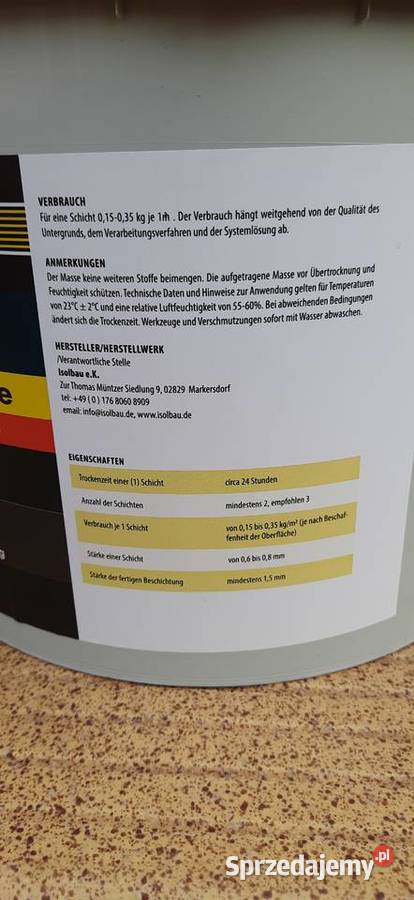 Farba dachowa membrana izolacyjna ceglana 12 Starachowice