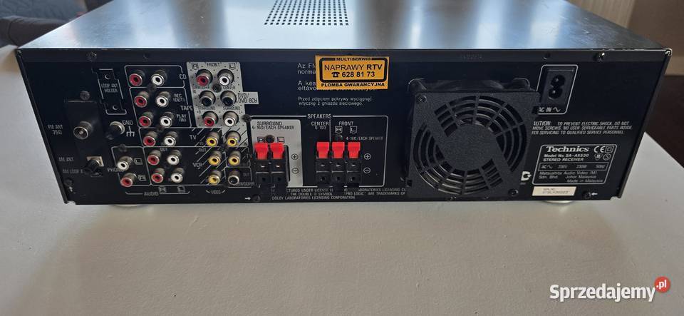 Amplituner Technics SAAX530 Sprawny przeglądzie Warszawa