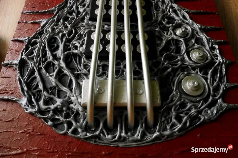 Obraz akryl na desce Gitara diabła struktury Sieradz sprzedam