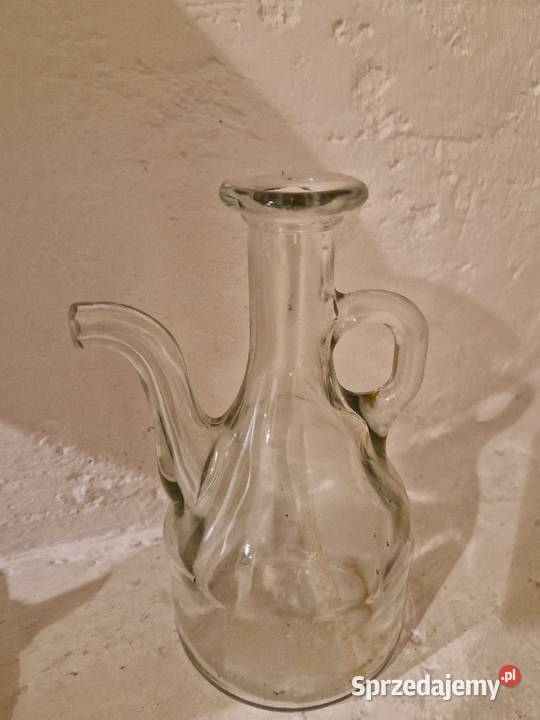 KOSZYK ze szklanym dzbankiem na oliwę Stojaki na wino Lublin