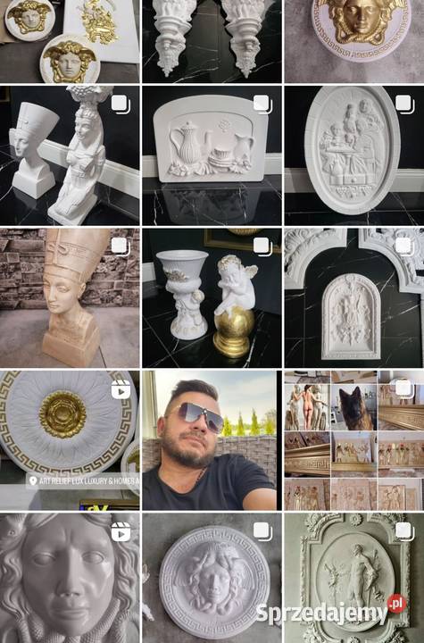 SZTUKATERIA GIPSOWA SZTUKATERIA PŁASKORZEŹBA wielokolorowy Zielona Góra