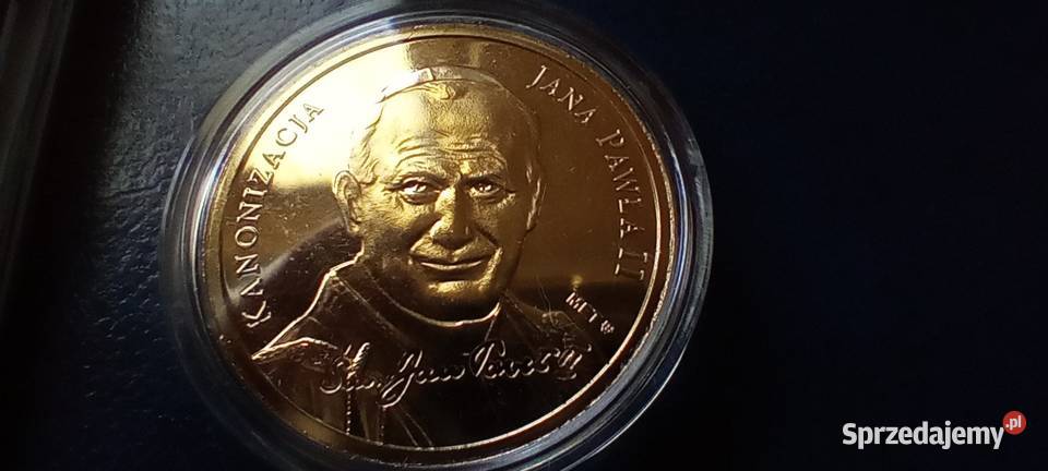 Stare monety Medal Jan Paweł II Polska 22 podkarpackie Lesko sprzedam