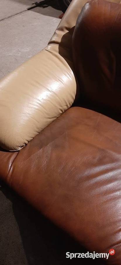 Skórzane fotele plus ława dowóz Fotele podkarpackie Brzeźnica