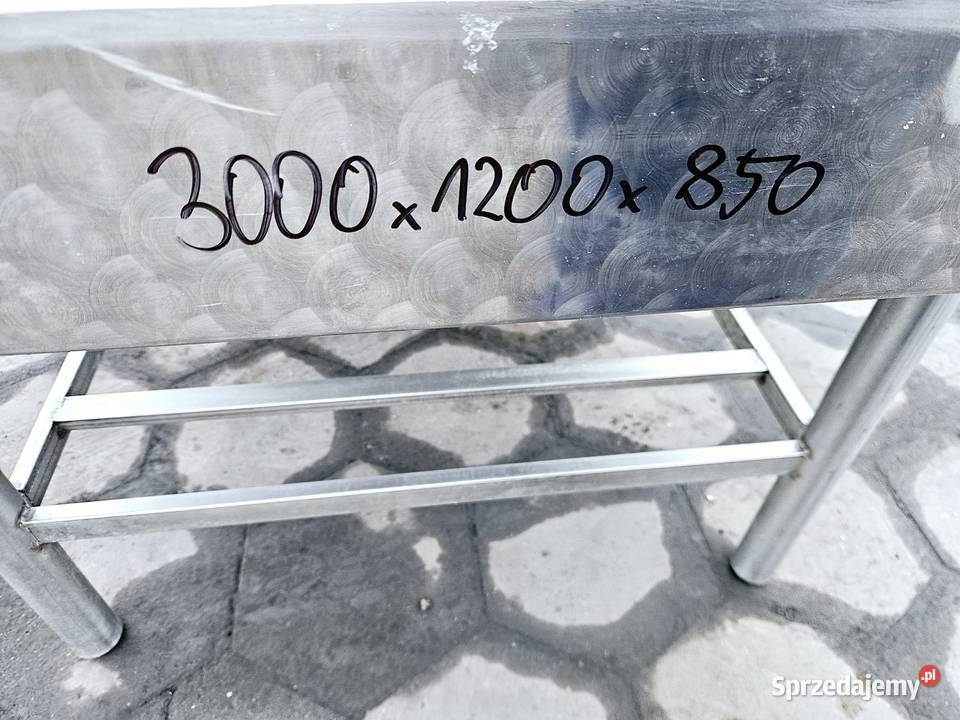 Stół masarski 3000x1200x850 Biznes i Przemysł Krotoszyn