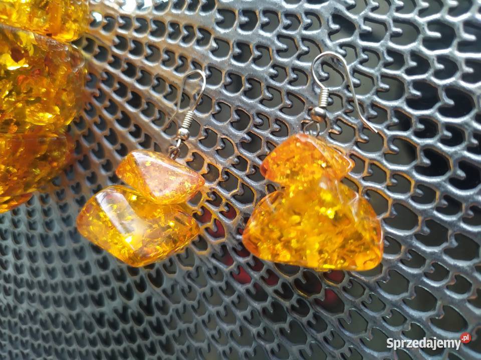 Branzoleta z bursztynu miodowego możliwość sprzedam