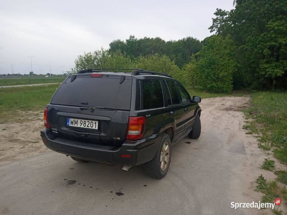 Jeep Grand Cherokee WJ 47 2001 r benzyna 260800km Halinów