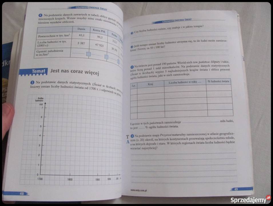 Odkrywamy świat geografia podręcznik ćwiczenia Płock