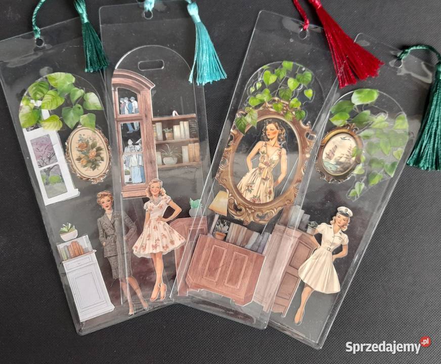 Zakładka do KsiążkiZakładki 4 sztuki 5 Hand Made pomorskie Rotmanka
