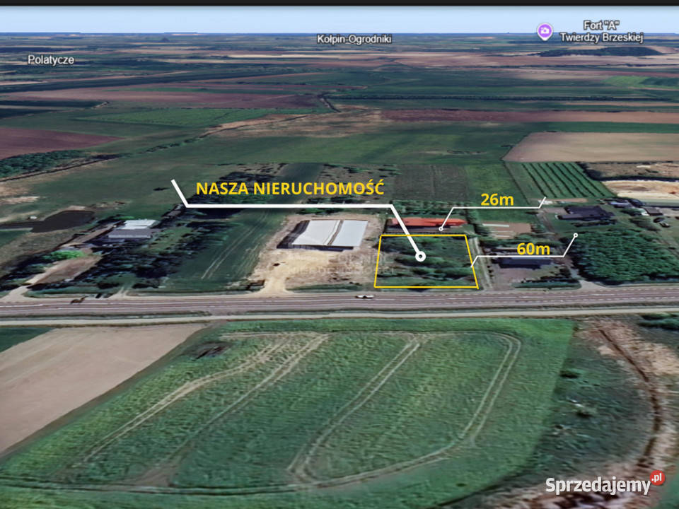 Działka budowlana w Kobylanach E30 asfalt Kobylany sprzedam