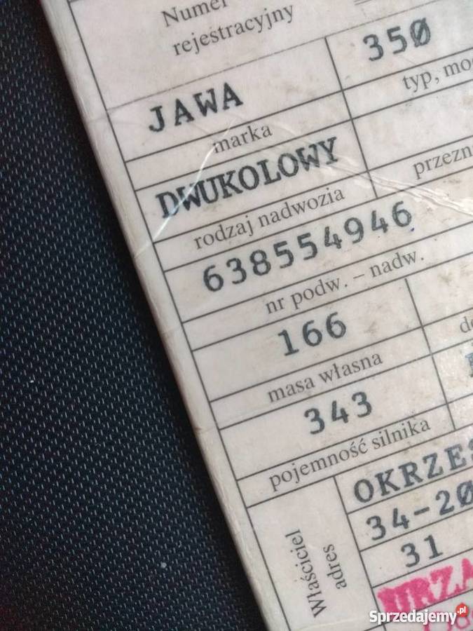 Jawa 350 TS plus druga do złożenia kompletna świętokrzyskie Klemencice