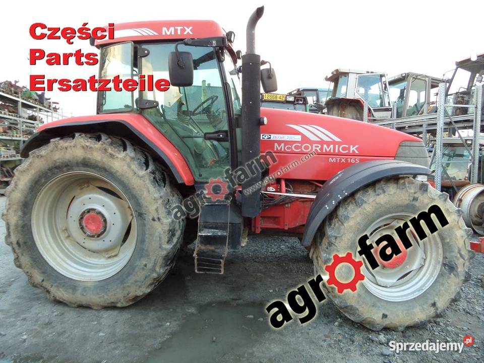 McCormick MTX 165 części skrzynia biegów silnik