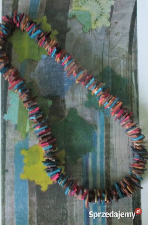 Naszyjnik skórzanynaszyjnik skóraozdobydodatki Łódź sprzedam