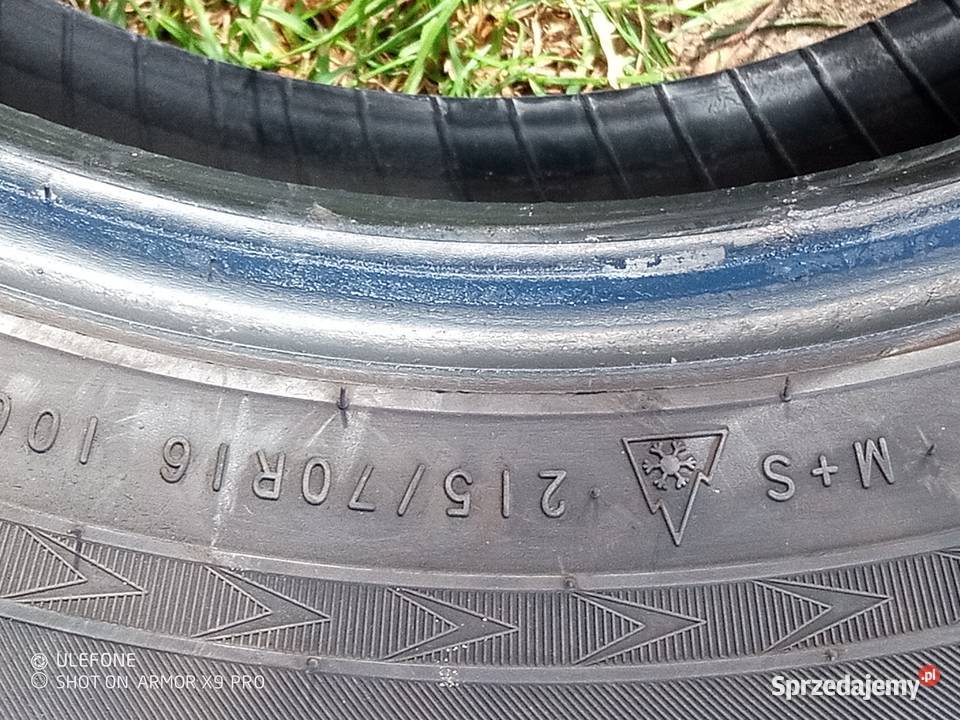 sprzedam opony zimowe 2 nokian 100h 21570 r16 Strzelno