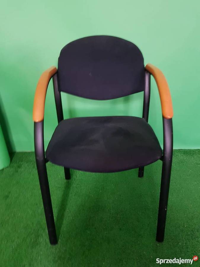krzesło konferencyjne czarne meble biurowe Poznań sprzedam