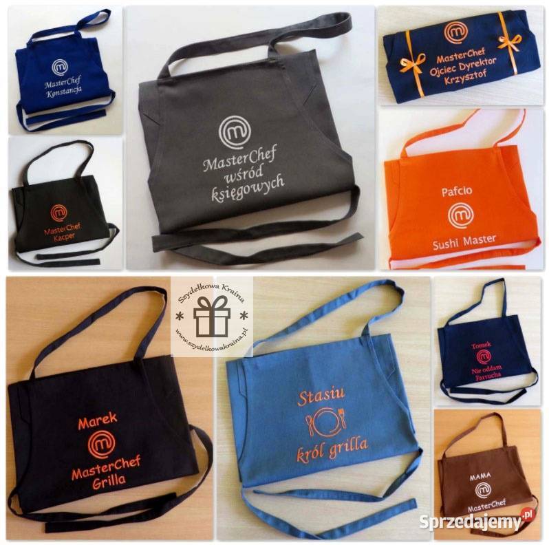 Prezent na Dzień Chłopaka fartuch kuchenny z Toruń