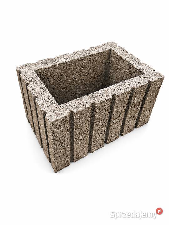 Gazony ogrodowe 40x28x20h donice betonowe Warszawa sprzedam