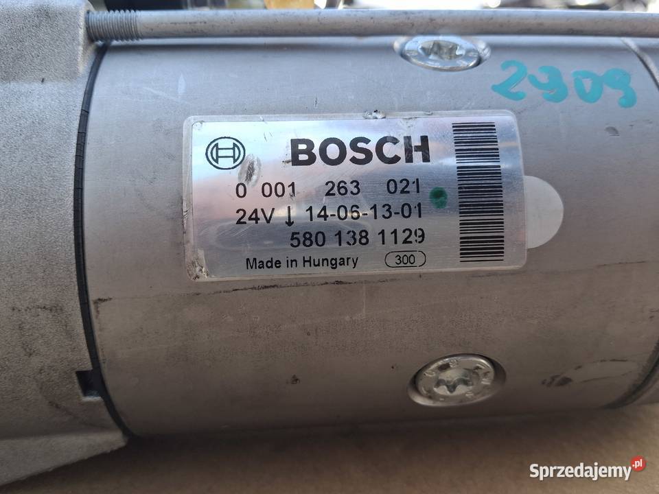 IVECO EUROCARGO TECTOR ROZRUSZNIK BOSCH ciężarowe Układ elektryczny silnika Bieleń sprzedam