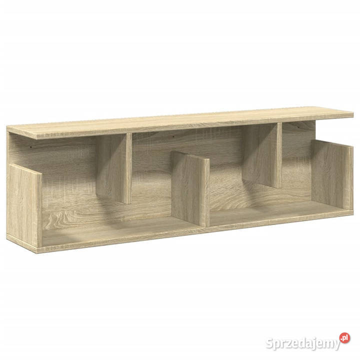 Półka ścienna 100x20x30 cmdąb sonoma materiał Półki Warszawa