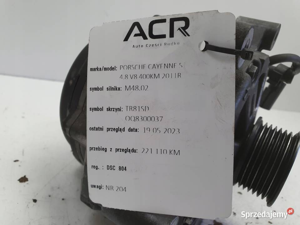 Porsche Cayenne S II 48 V8 ALTERNATOR Janów