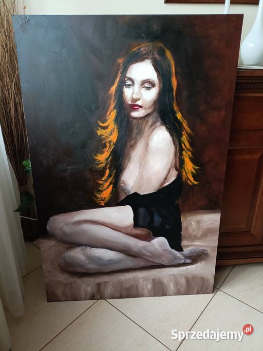 XXL duży obraz olejny Marek Grzegorz Whisper of Malarstwo Poznań