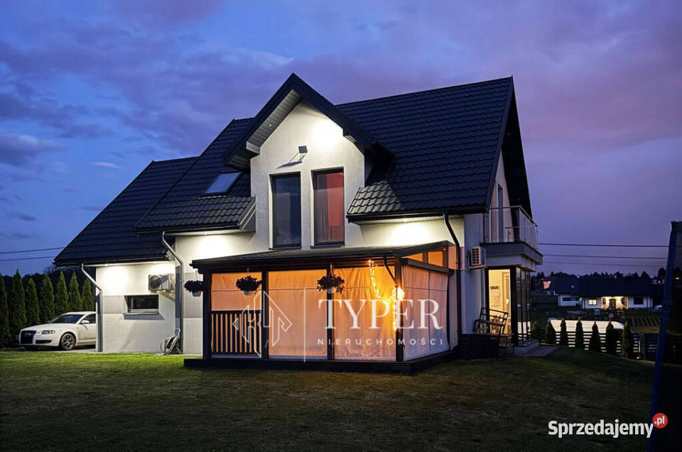 Nowoczesny dom Pawęzów 164 m2 energooszczędny Sprzedaż