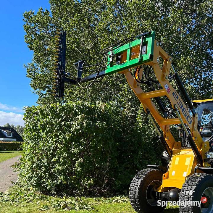 Hydrauliczne nożyce do żywopłotów montowane na Krotoszyn