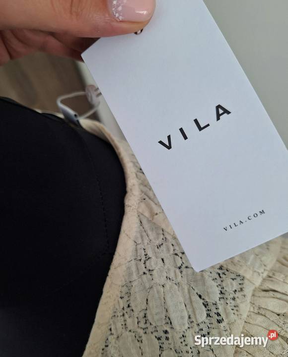 Ażurowa koronkowa bluzka z długim rękawem Kraków