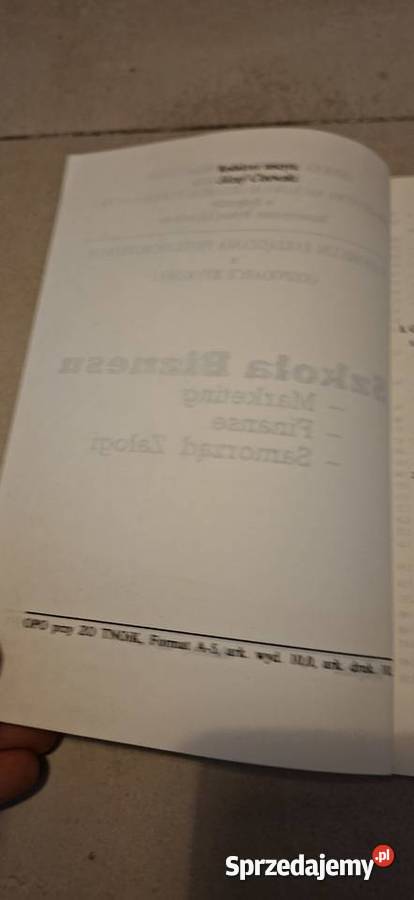 Szkoła Biznesu 1991 Unikatowy podręcznik Kalisz