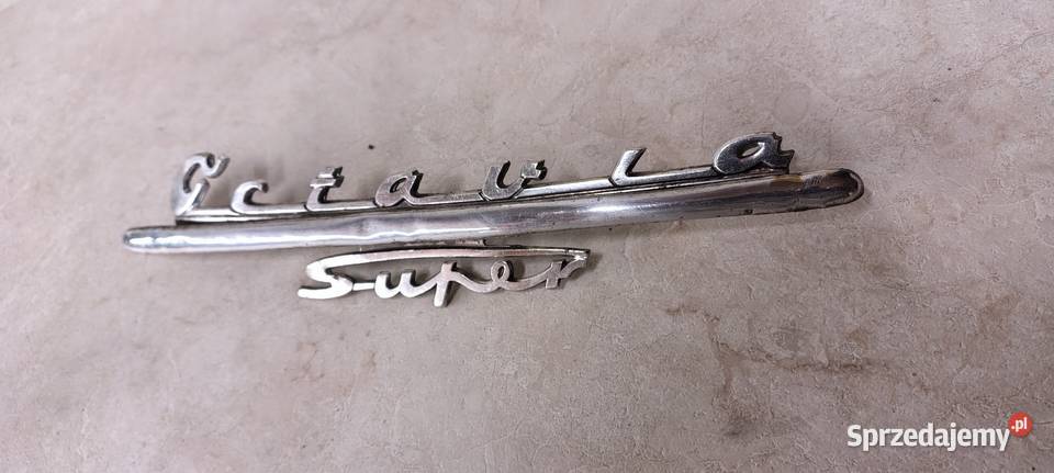ZNACZEK LOGO SKODA OCTAVIA SUPER ORYGINALNY NIE Świdnica sprzedam