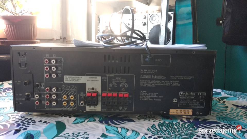 Technics AV controller stereo Receiver SAEX 510 Mysłowice sprzedam