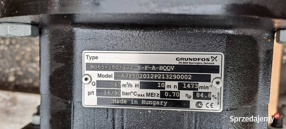 Poma Grundfos NB65160177 XFABQQV silnik 22kw Myślenice