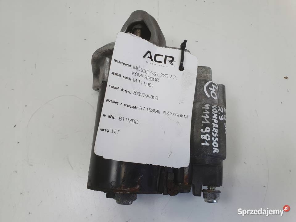 Mercedes W203 23 K ROZRUSZNIK 0001107403 bosch Janów