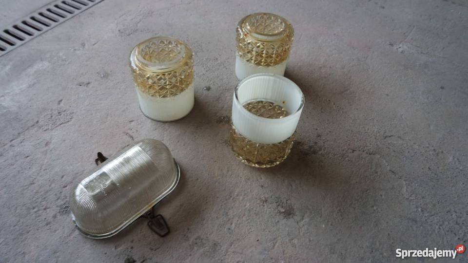 klosze do żyrandola z czasów prl