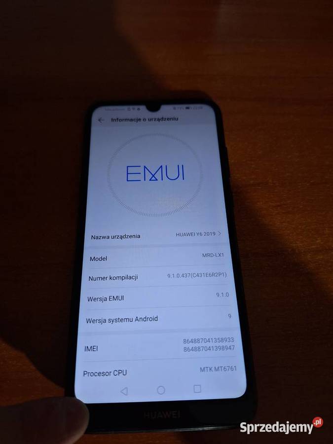 Sprzedaż Huawei Y6 2019 dolnośląskie Oleśnica