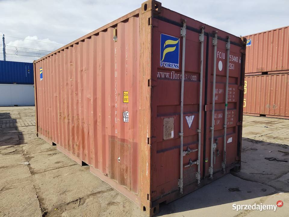 Kontener morski magazynowy 20DV 6 metrowy Bydgoszcz