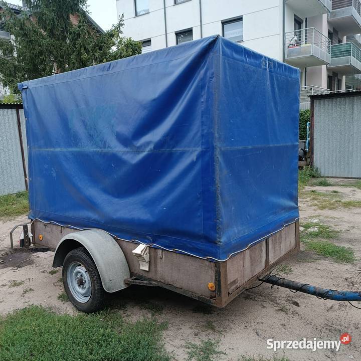 Przyczepka samochodowa lekka z plandeką 25m duża 600kg kujawsko-pomorskie