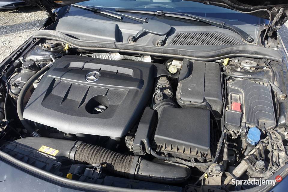 Mercedes CLA 180d 109 Automat Łopatki Navi Skóra czarny śląskie Buczkowice sprzedam