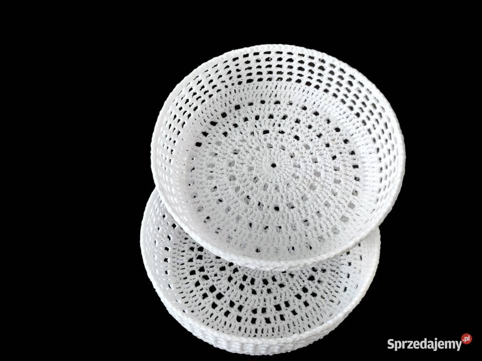 Koszyczki szydelkowe na pieczywo Ropczyce