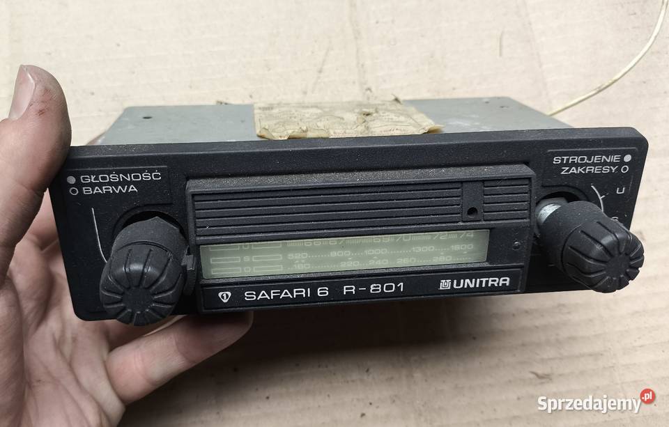 Radio safari 6 r 801 Fiat Polonez Syrena Akcesoria samochodowe