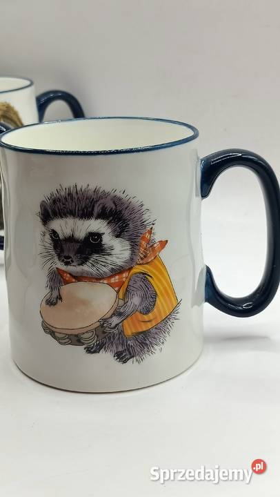 Cztery muzyczne kubki ze zwierzętami lubelskie Zamość